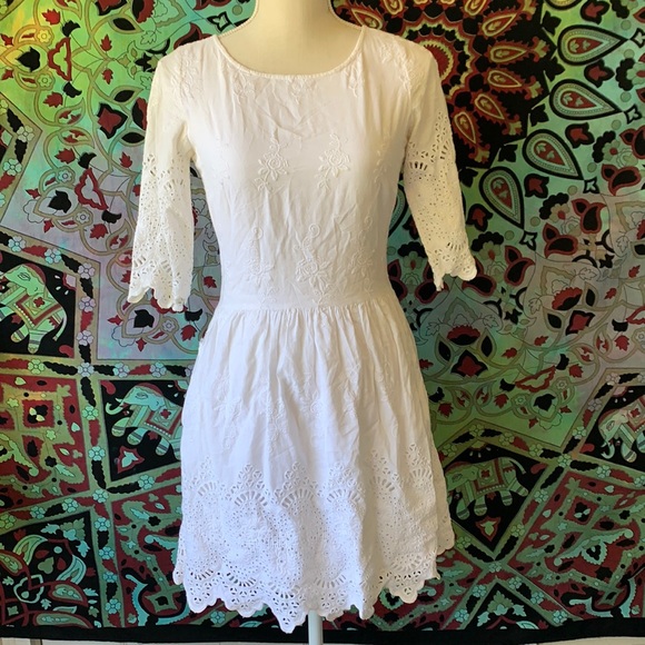 Jack Wills Dresses & Skirts - Jack Willis White Eyelet Dress